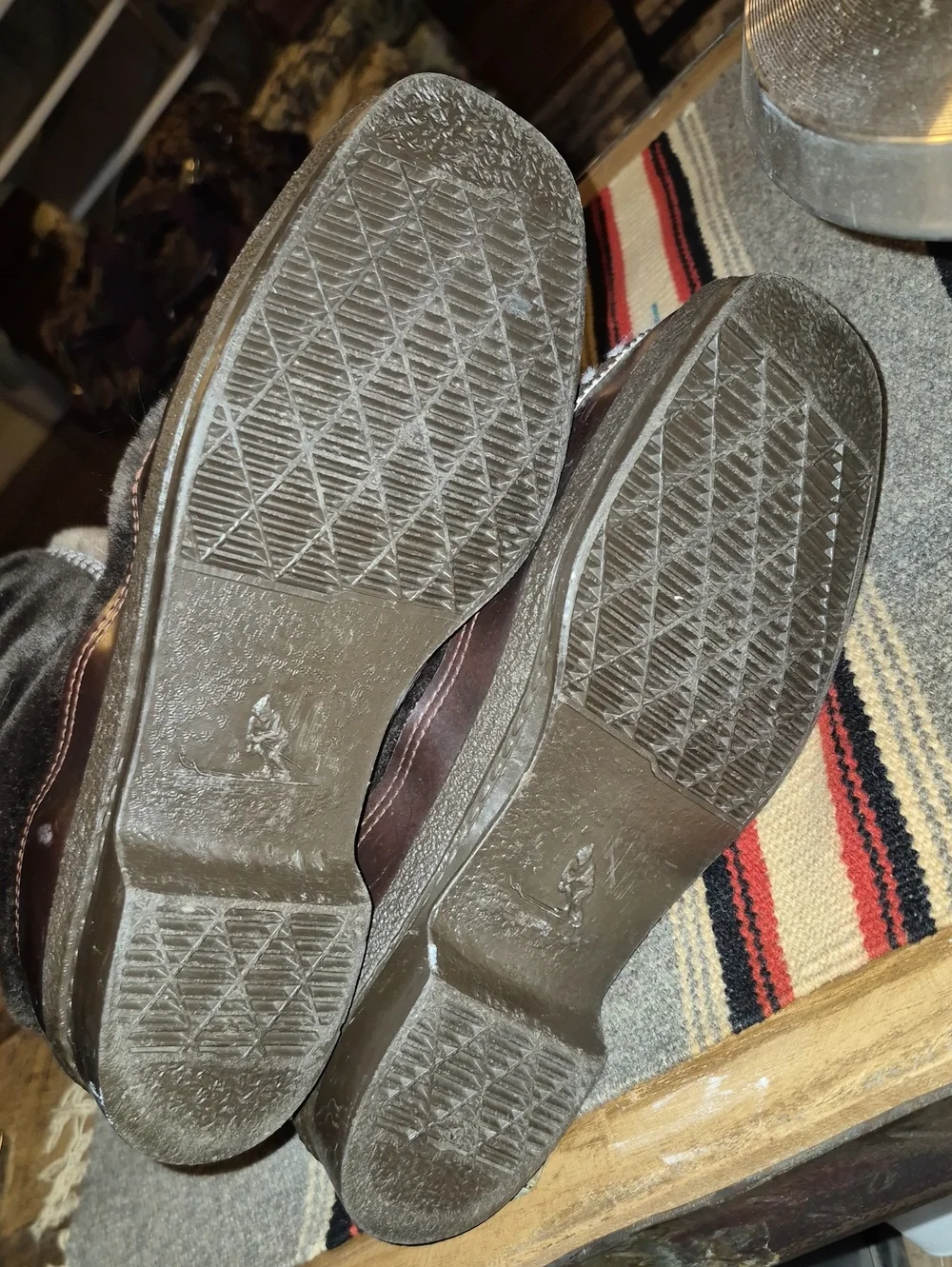 Snowland boots 1970s winter Footwear,moccasin-style Waterproof (#3005S) Sz 8